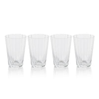 Zodax Barletta Bubble Highball Glasses, Set of 4