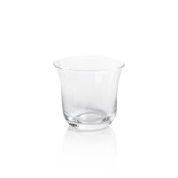 Zodax Kenley Clear Optic Tumbler Glasses, Set of 4