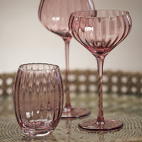 Zodax Malden Optic Cocktail Glasses, Wine, Set of 4