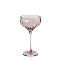 Zodax Malden Optic Cocktail Glasses, Wine, Set of 4