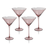Zodax Malden Optic Martini Glasses, Wine, Set of 4