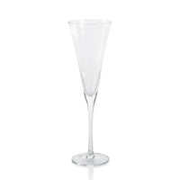 Zodax Cesena Optic Champagne Flutes, Set of 4