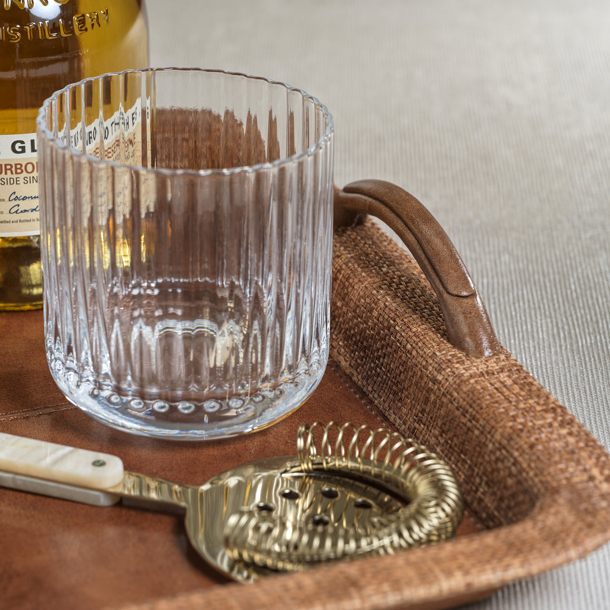 Zodax Santana Double Old-Fashioned Glasses, Set of 4