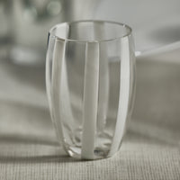Zodax Pesaro Stemless Glasses, Clear, Set of 4