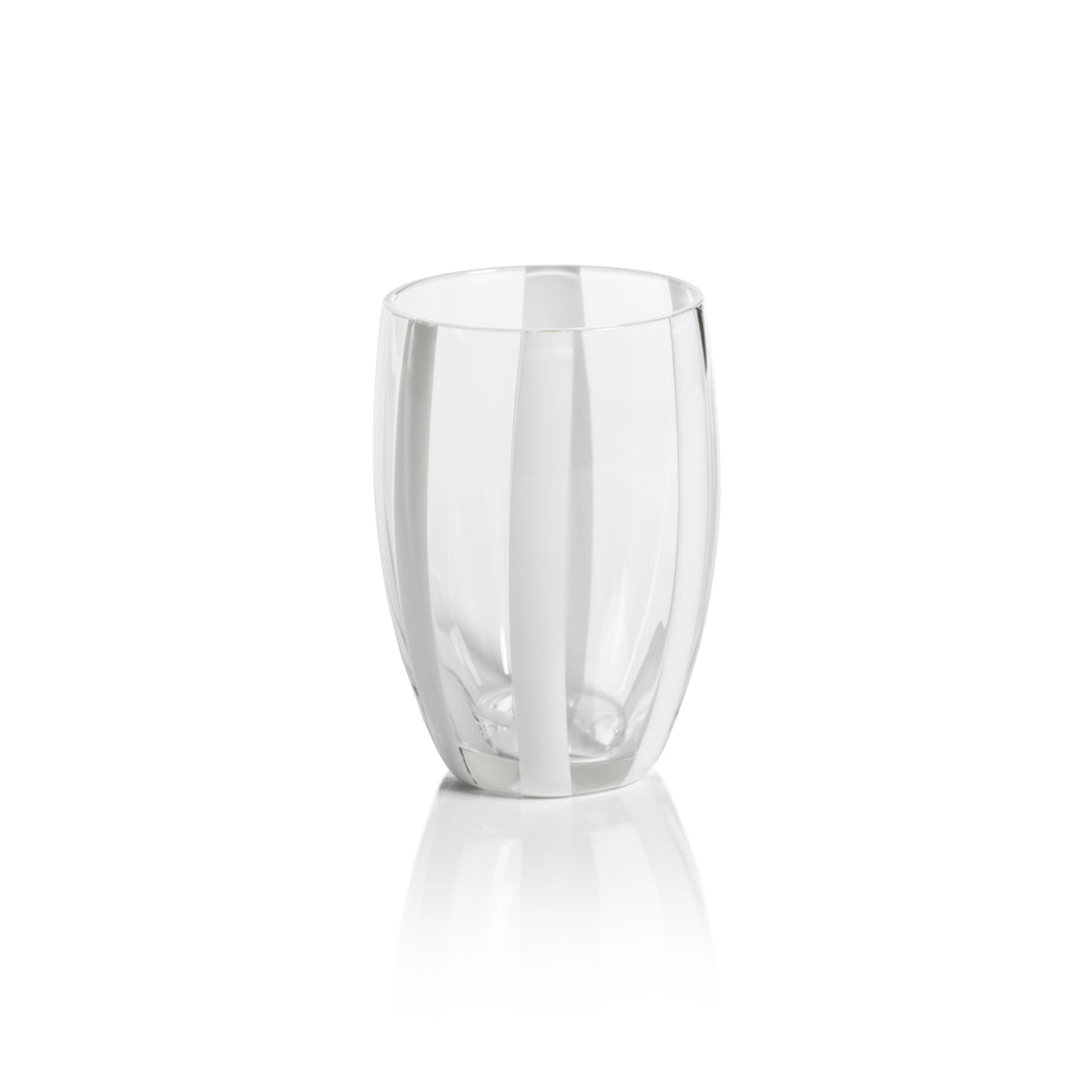 Zodax Pesaro Stemless Glasses, Clear, Set of 4