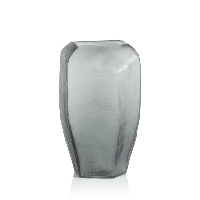 Zodax Beckton Cut Glass Vase, Small