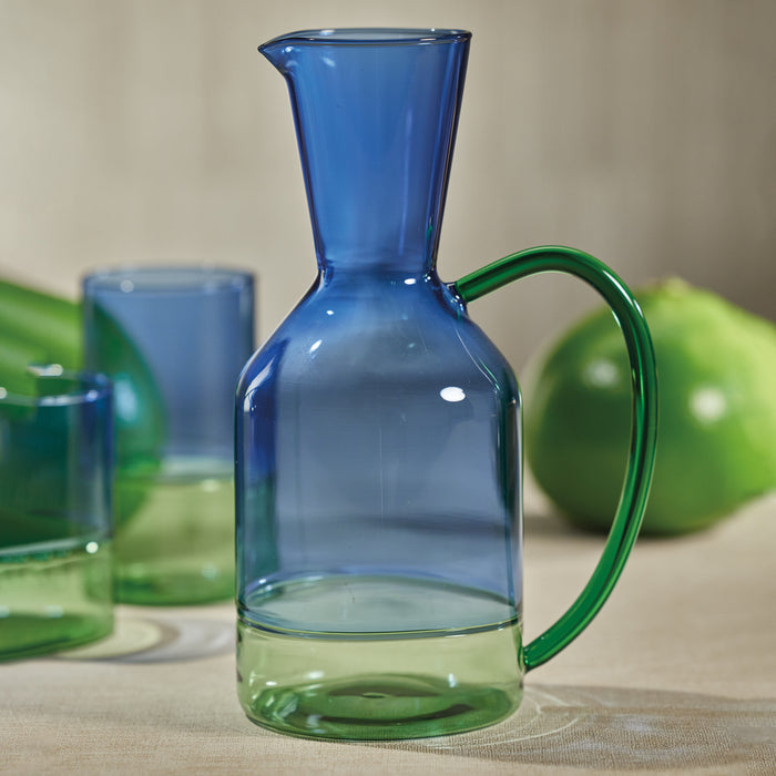 Zodax Renell Two-Toned Glass Pitcher