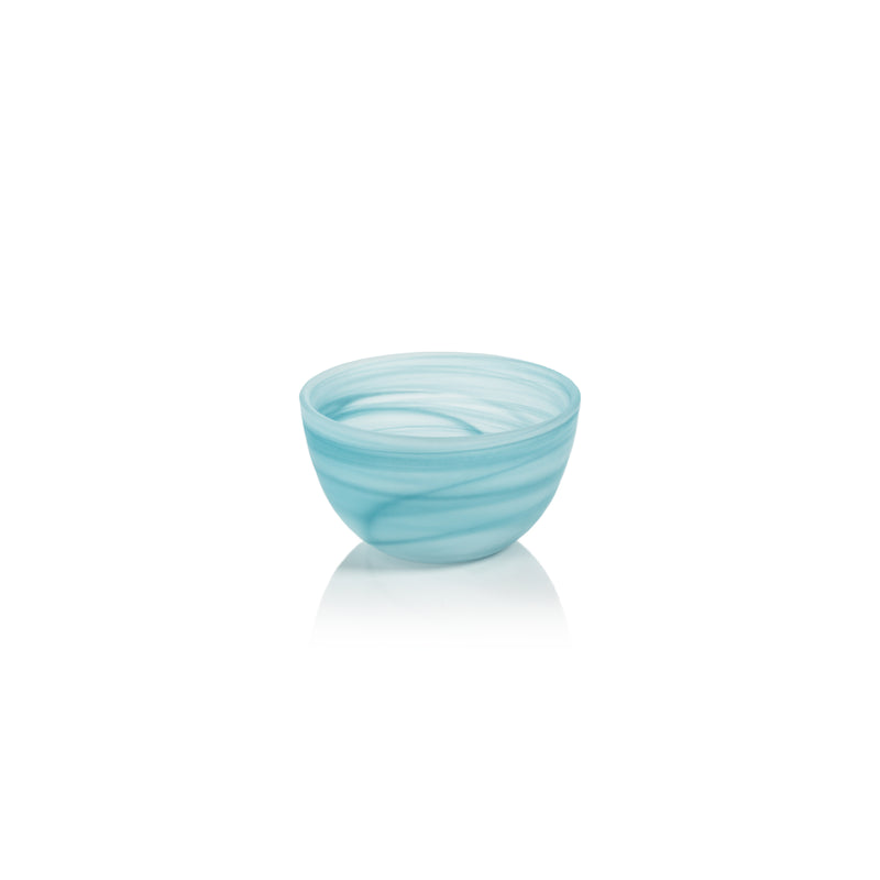 Zodax Barren Alabaster Glass Bowls, 4", Set of 4