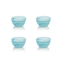 Zodax Barren Alabaster Glass Bowls, 4", Set of 4