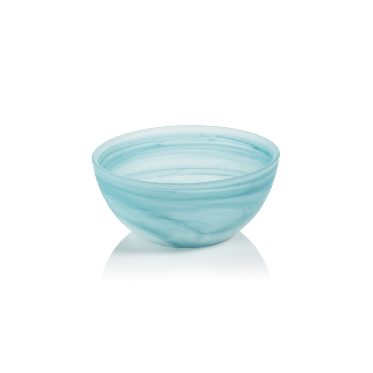 Zodax Barren Alabaster Glass Bowls, 6", Set of 4