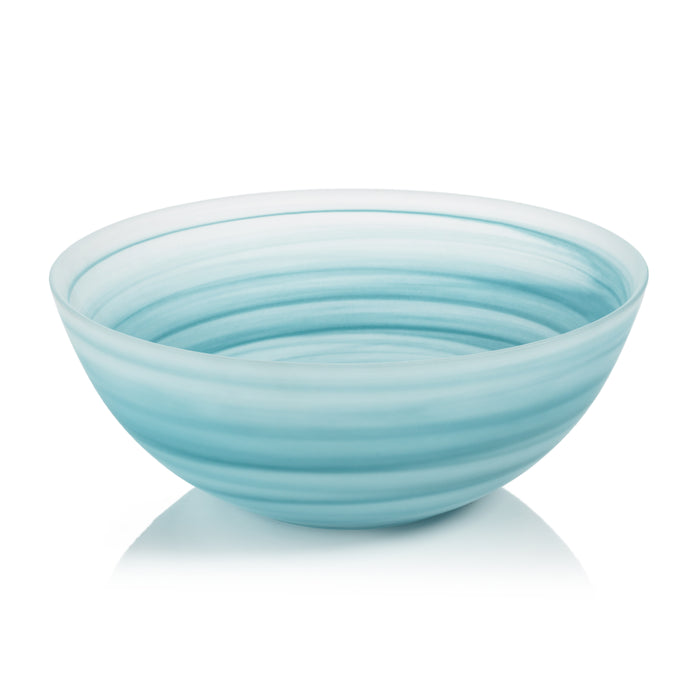 Zodax Barren 14" Alabaster Glass Bowl