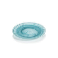 Zodax Barren Alabaster Glass Plates, Small, Set of 4