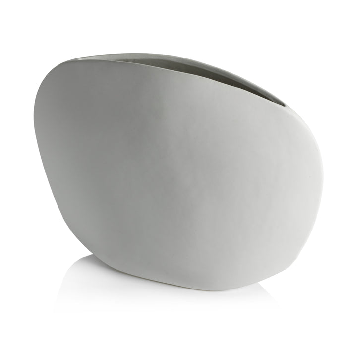 Zodax Kornati Organic Shape Ceramic Vase, Large
