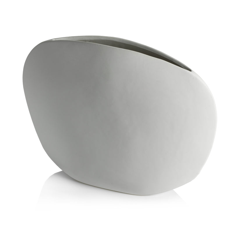 Zodax Kornati Organic Shape Ceramic Vase, Large