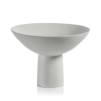 Zodax Nurana Funnel Ceramic Bowl, Large