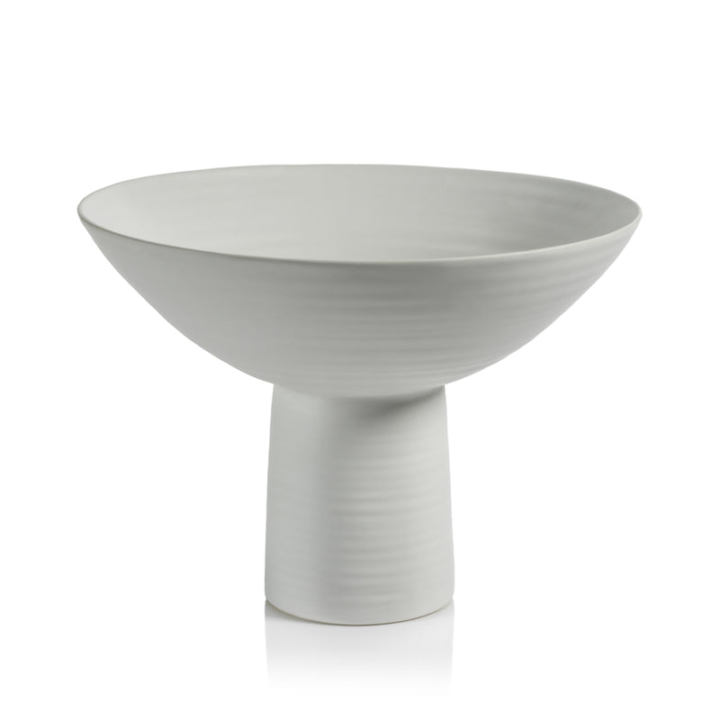 Zodax Nurana Funnel Ceramic Bowl, Large