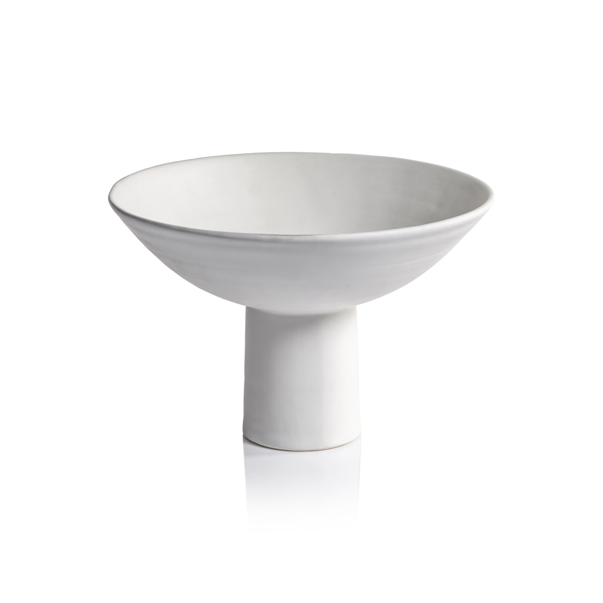 Zodax Nurana Funnel Ceramic Bowl, Large