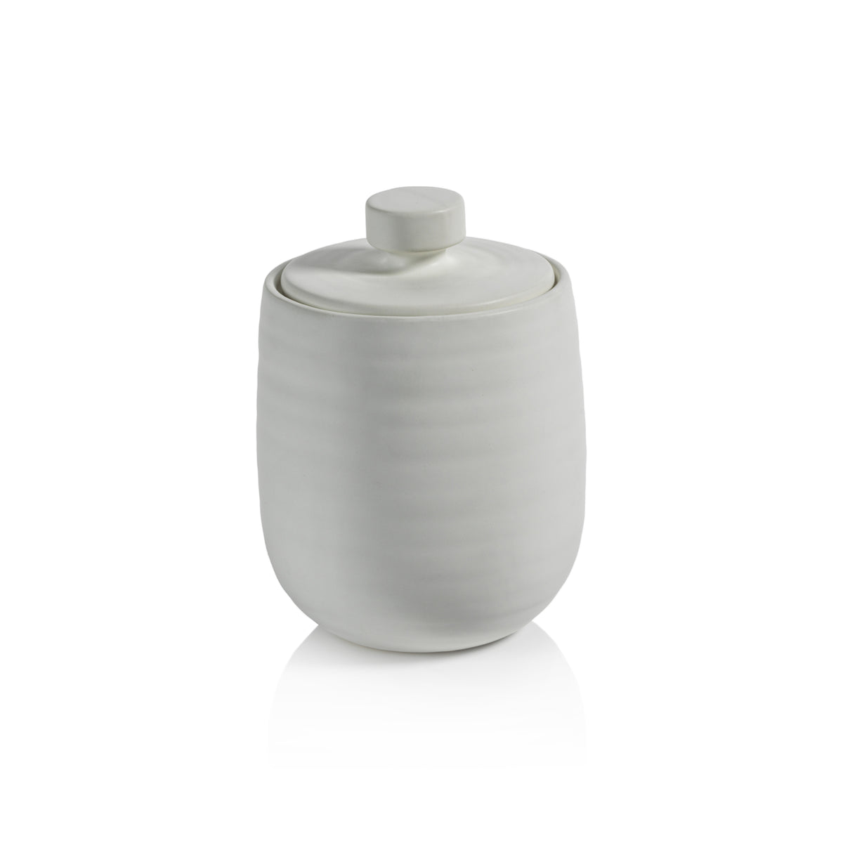Zodax Azores Lidded Ceramic Decorative Jar, Small