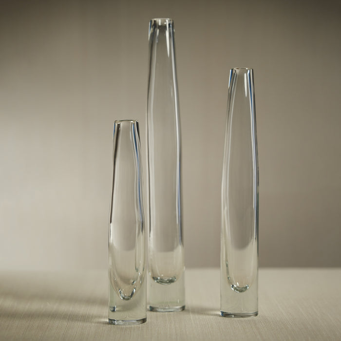 Zodax Torcy Slim Clear Vase, Medium