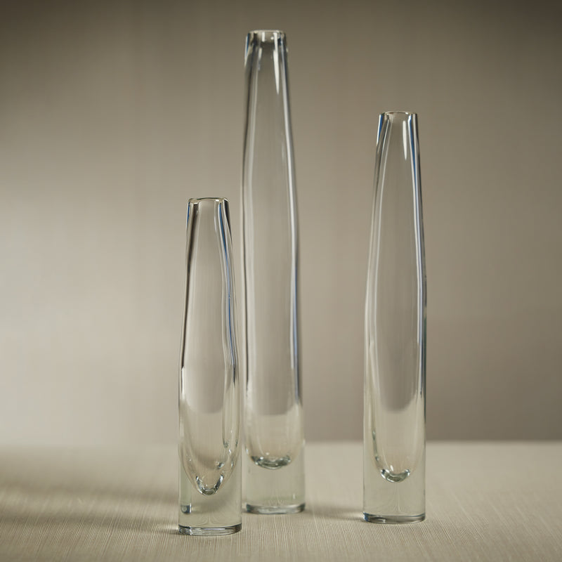 Zodax Torcy Slim Clear Vase, Large