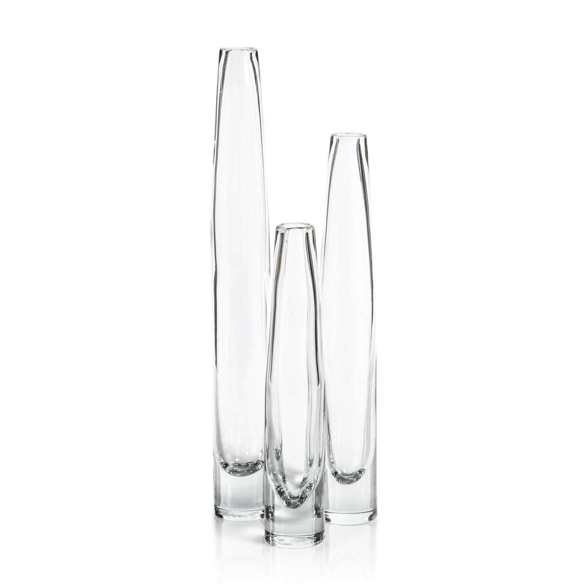 Zodax Torcy Slim Clear Vase, Large