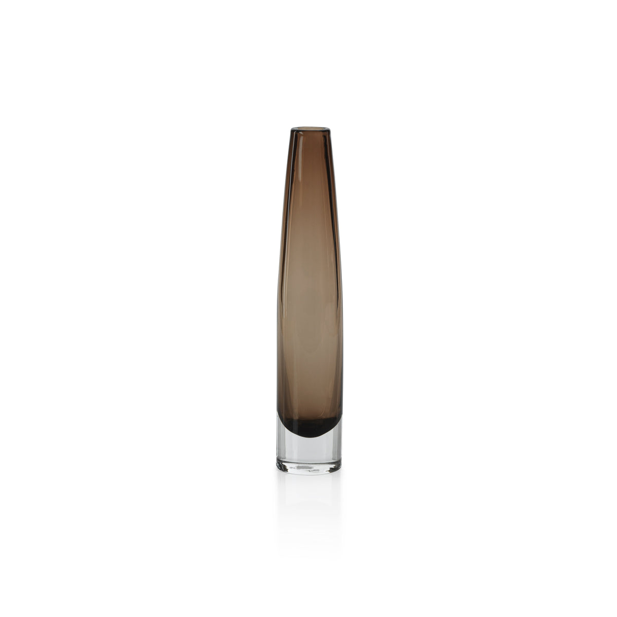 Zodax Torcy Slim Taupe Vase, Small