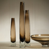 Zodax Torcy Slim Taupe Vase, Medium