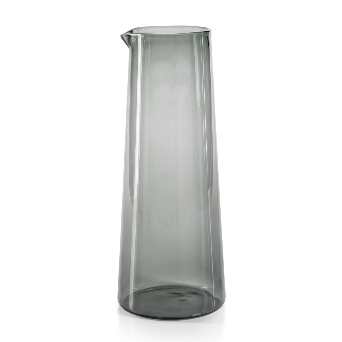 Zodax Lorient Glass Pitcher, Smoke