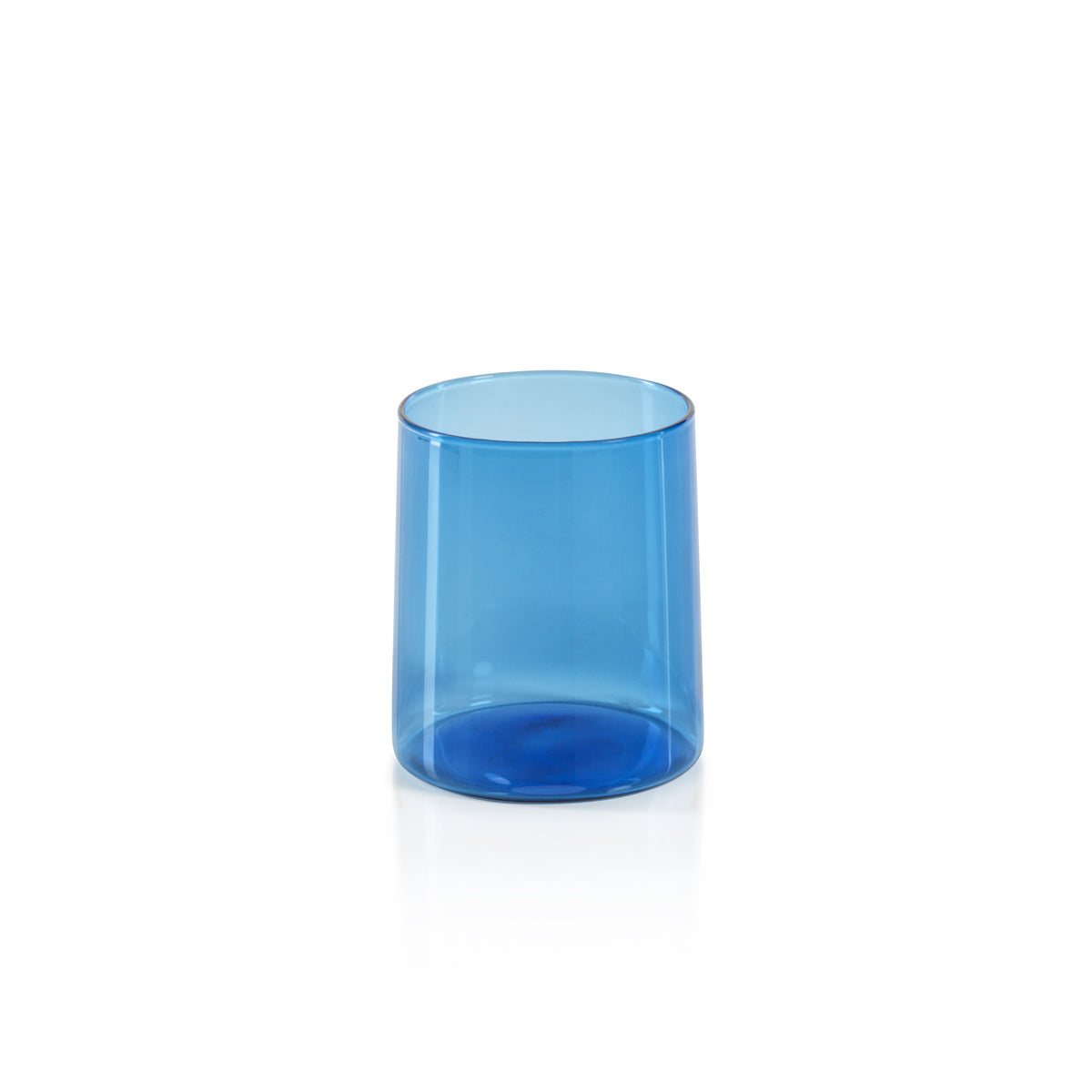 Zodax Lorient Tumbler Glasses, Light Cobalt Blue, Set of 6