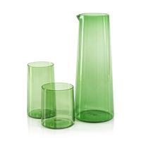 Zodax Lorient Glass Pitcher, Fern Green