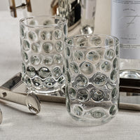 Zodax Abbeville Glass Tumblers, Gray, Set of 4