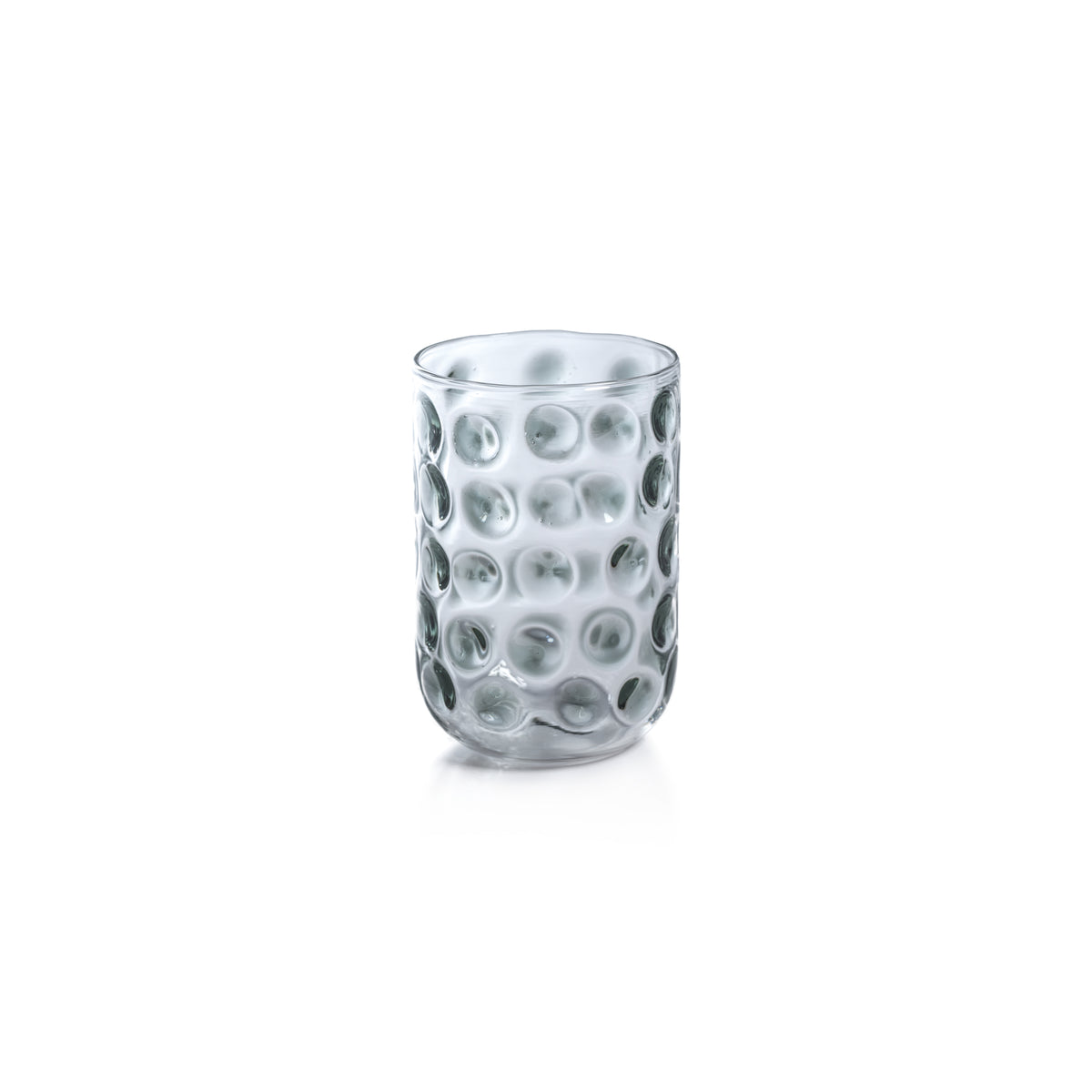 Zodax Abbeville Glass Tumblers, Gray, Set of 4