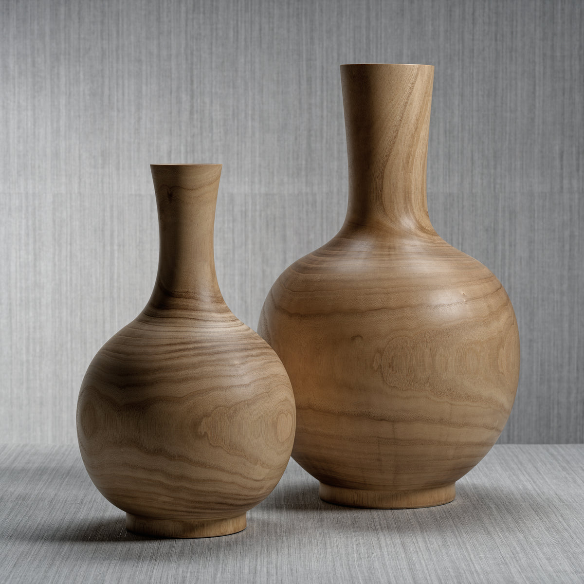 Zodax Alicante Paulownia Wood Vase, Small