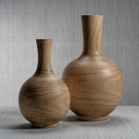 Zodax Alicante Paulownia Wood Vase, Large