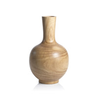 Zodax Alicante Paulownia Wood Vase, Large