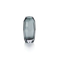 Zodax Juwelo Glass Vase, Medium, Smoke