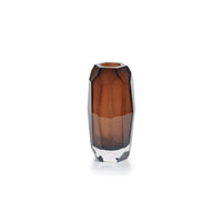 Zodax Juwelo Glass Vase, Medium, Amber