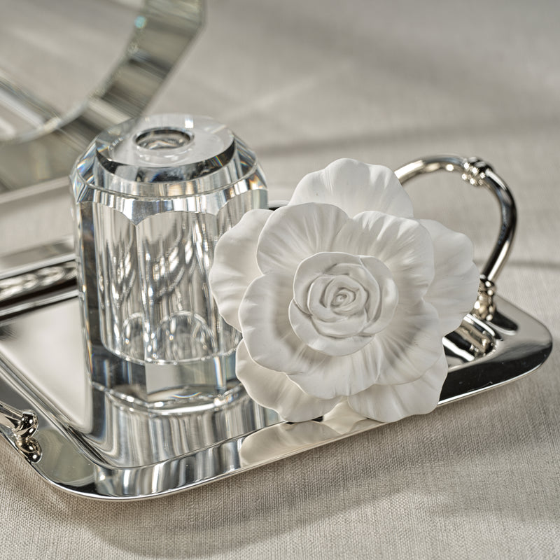 Zodax Venezia Porcelain Diffuser, “Liliana”- Orange Blossom, Mimosa Absolute and White Musk