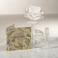 Zodax Mini Grand Casablanca Porcelain Diffuser, Water Lotus