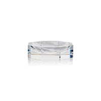 Zodax Carmac Octagon Crystal Glass Bowl, Clear