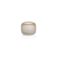 Zodax Albinen Frosted Cut Glass Vase, Small