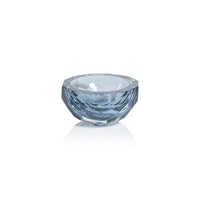 Zodax Valmorel Cut Glass Bowl, Sky Blue