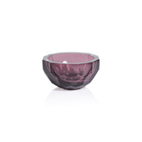 Zodax Valmorel Cut Glass Bowl, Amethyst