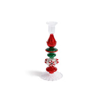 Zodax Holiday Mercury Glass Taper Candle Holders, Set of 4, 9"