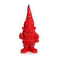 Zodax Whimsical Fun Gesture Gnome Holiday Tabletop Figurine, Bold Hand Gesture