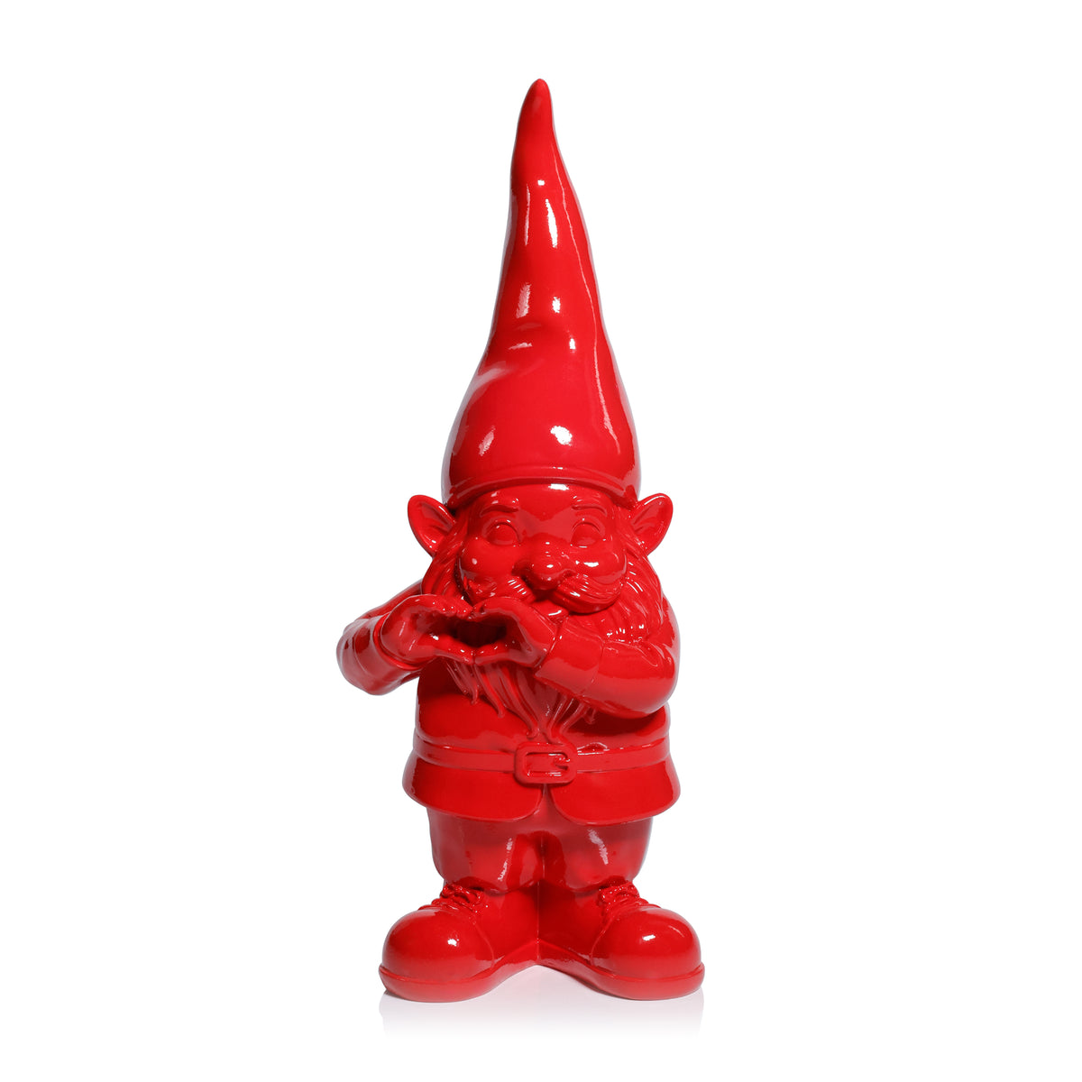 Zodax Whimsical Fun Gesture Gnome Holiday Tabletop Figurine, Love Gesture