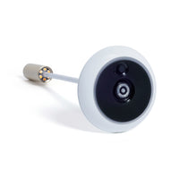 Zodax Sleek Rechargeable Table Light, White with Gold