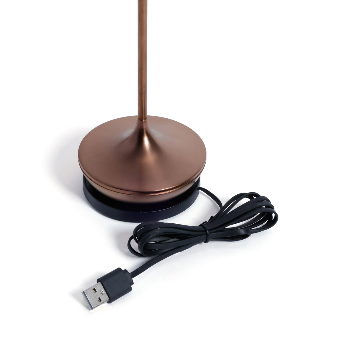 Zodax Sleek Rechargeable Table Light, Brushed Bronze
