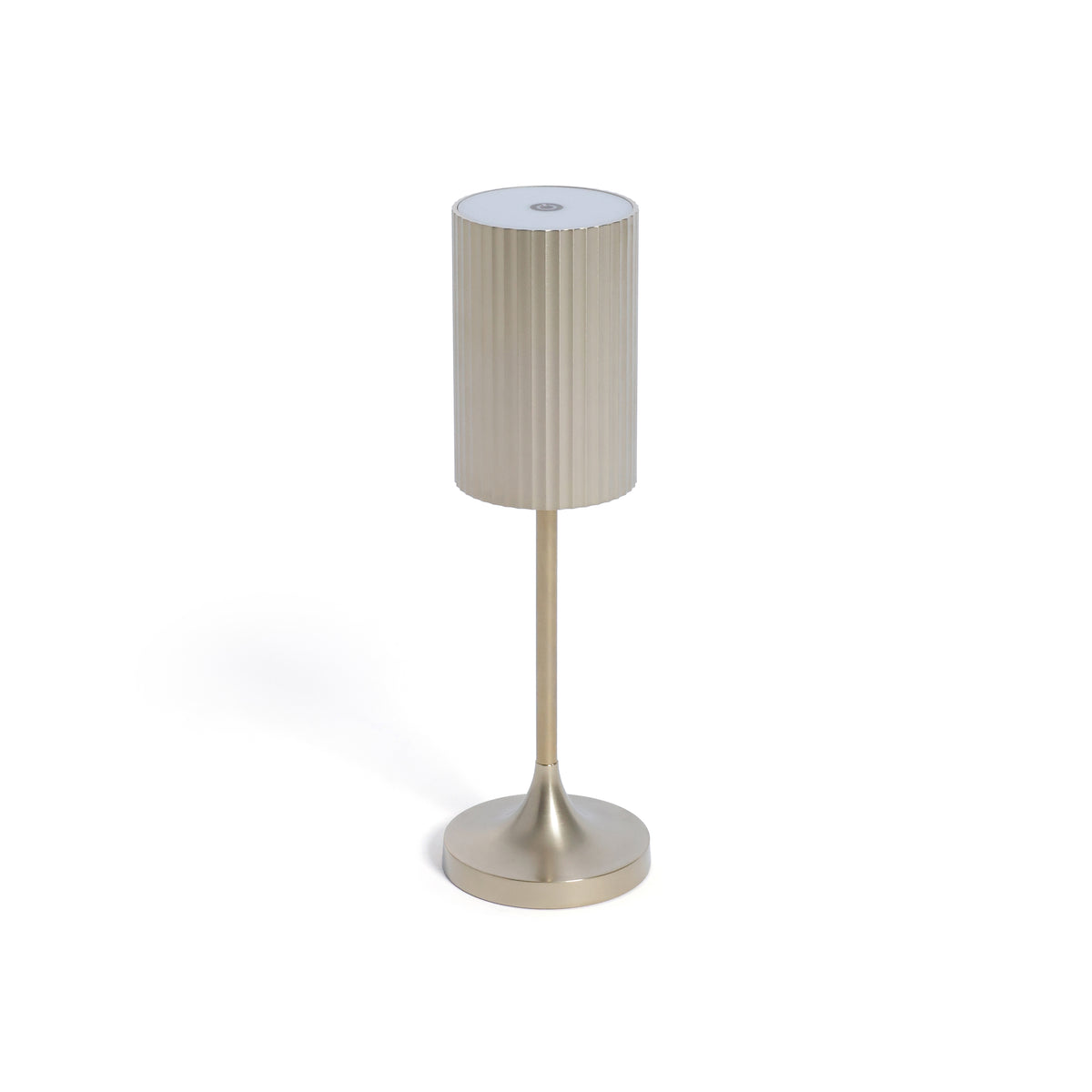 Zodax Gold Rechargeable Table Light, Reed