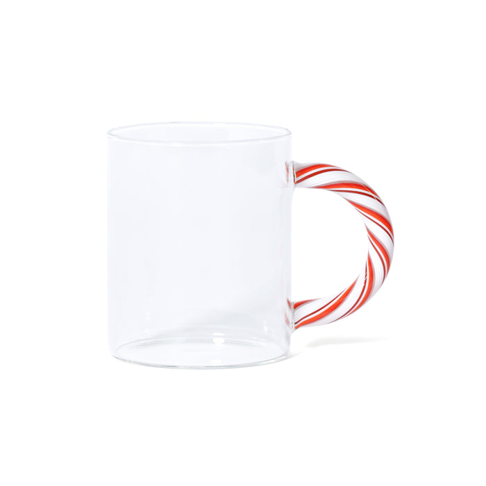 Zodax Holiday Glass Mugs, Set of 5 Assorted Styles